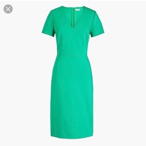 Beautiful green J. Crew dress, never been worn!